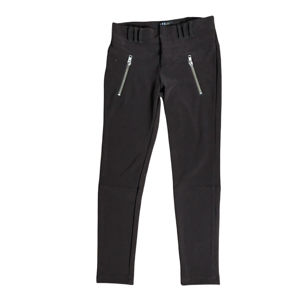 ABS Brown Zipper Leggings 8